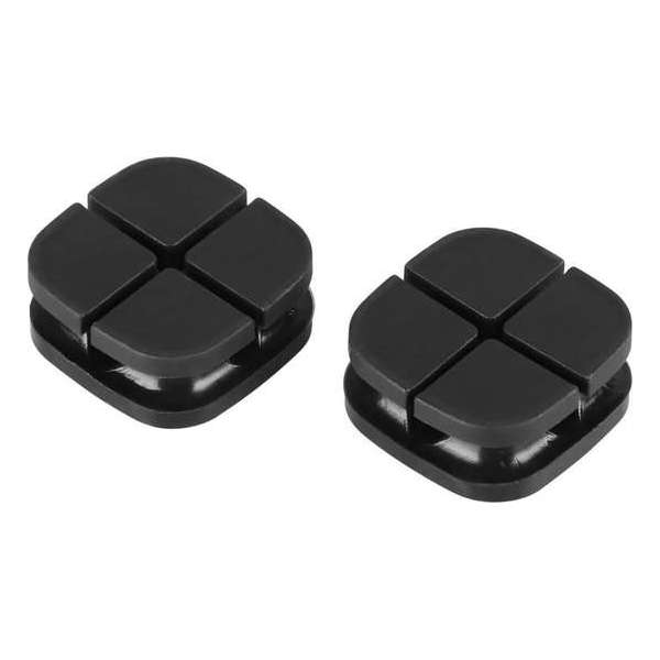 Q-Link kabel houder – 2.4 x 2.4 cm – zwart Q-Link kabel houder – 2.4 x 2.4 cm – zwart