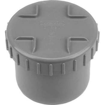 Wavin PVC lijm einddop met schroefdeksel in hulpstuk 32mm