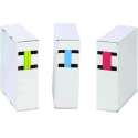 Krimpkous box 2:1 - enkelwandig -  kleur: Geel,  diameter: Ø 15.9 / 8.0 mm - Lengte in doos 5 m