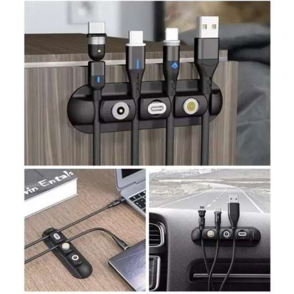 VHR - Zelfklevende Kabelhouder - Zwart - Kabel Verdeler VHR - Zelfklevende Kabelhouder - Zwart - Kabel Verdeler