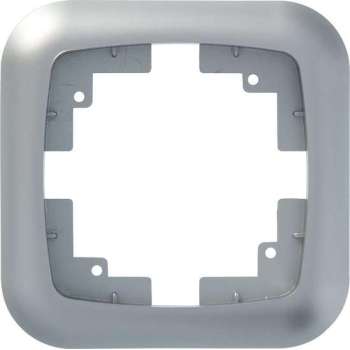 PLIEGER afdekraam | serie "Aurora" | enkelvoudig | aluminium - zilver