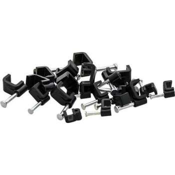 Kabelclips / Spijkerclips - 6x4mm - 100stuks