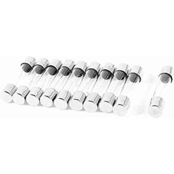 Confezione da 10) (Fusibili a tubo di vetro tipo 6x30 mm 250 V CA 5 A