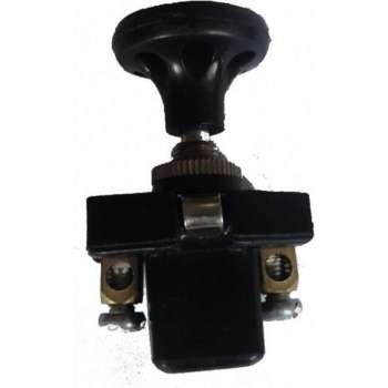 Push pull schakelaar - 12 of 24V - 2 polig