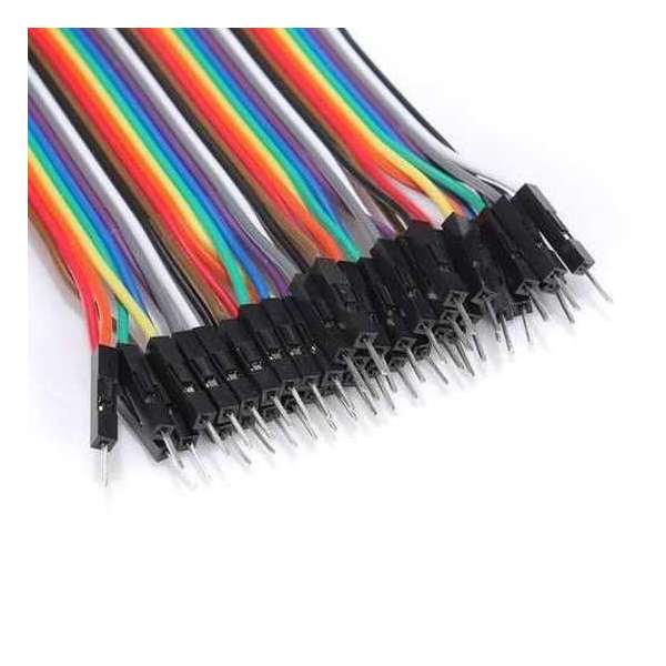 Flexibele Breadboard Kabel - Male-Male - 40 Stuks