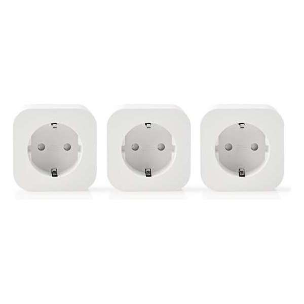 SmartLife Smart Stekker | Wi-Fi | 2500 W | Randaarde stekker / Type F (CEE 7/7) | -10 - 45 °C | Android™ / IOS | Wit