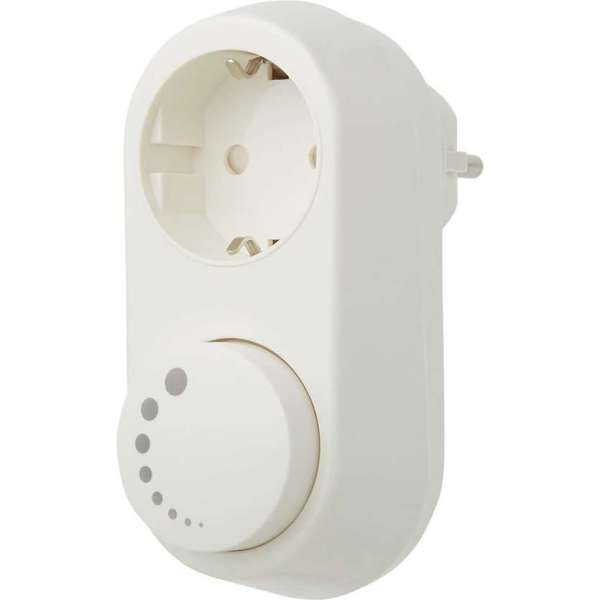 LED Stopcontact Dimmer - 0-150W, Druk-draai schakelaar, Fase Afsnijding, 100% stil – EcoDim LED Stopcontact Dimmer - 0-150W, Druk-draai schakelaar, Fase Afsnijding, 100% stil – EcoDim