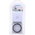 Grundig mechanische timer/tijdklok/tijdschakelaar met afdekklepje