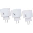 Woox Smart plug slimme stekker smal 16A 3 stuks