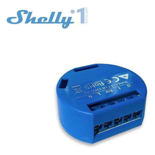 Shelly 1 WiFi bestuurbare Relay Switch Shelly 1 WiFi bestuurbare Relay Switch