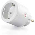 QNECT slimme stekker - Wi-Fi 2,4Ghz - 16A - max 3600W - met energiemeter - werkt met Google Home en Amazon Alexa