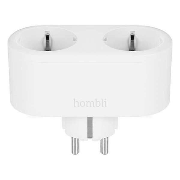 Hombli Slimme Stekker - 2 Contacten - WiFi - Energiemeter via mobiele app - Energieklasse A+