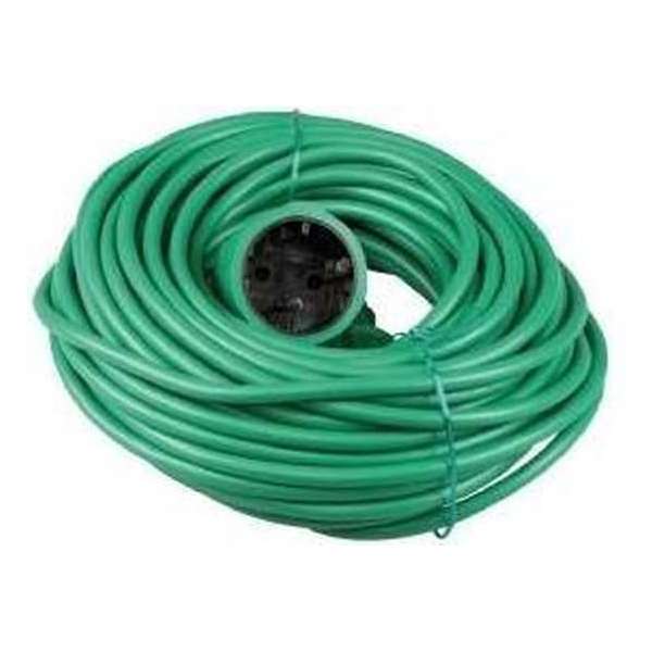 VB 40083 Verlengkabel 20M 2x1mm H05VV Groen VB 40083 Verlengkabel 20M 2x1mm H05VV Groen