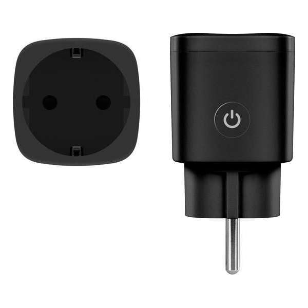 Hombli Slimme Stekker - 220V - WiFi - Timerfunctie - Bediening via Hombli App - Energieklasse A+ - Zwart - 1 stuks Hombli Slimme Stekker - 220V - WiFi - Timerfunctie - Bediening via Hombli App - Energieklasse A+ - Zwart - 1 stuks
