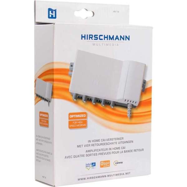 Hirschmann - Hirschmann Hv14 Versterker - 30 Dagen Niet Goed Geld Terug Hirschmann - Hirschmann Hv14 Versterker - 30 Dagen Niet Goed Geld Terug