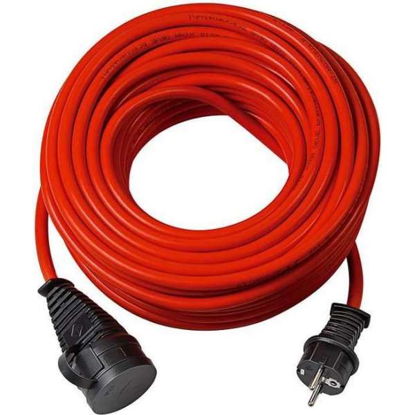 Brennenstuhl Bremaxx IP44 Verlengkabel - Geschikt voor buitengebruik - Rood - 3x1,5mm2 - 10 meter Brennenstuhl Bremaxx IP44 Verlengkabel - Geschikt voor buitengebruik - Rood - 3x1,5mm2 - 10 meter