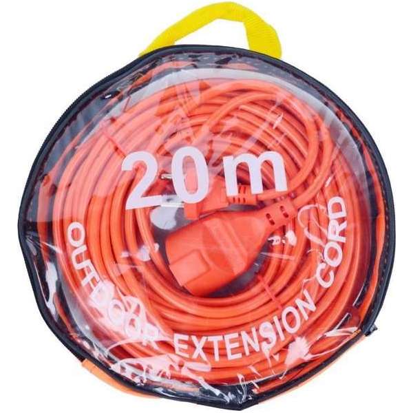 Verlengkabel Robust Verlengkabel Tuin 20 Meter Oranje Verlengkabel Robust Verlengkabel Tuin 20 Meter Oranje