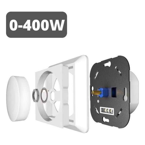 Proventa Universele Verlichting Dimmer 0-400W - Geschikt voor LED, halogeen en gloeilampen Proventa Universele Verlichting Dimmer 0-400W - Geschikt voor LED, halogeen en gloeilampen