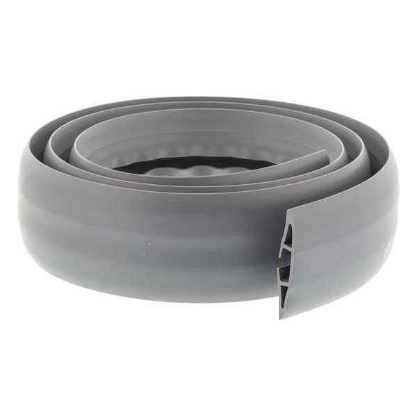 Aidata CM09A, Kabelgoot van rubber met ruimte voor drie kabels, 1,8 meter, grijs Aidata CM09A, Kabelgoot van rubber met ruimte voor drie kabels, 1,8 meter, grijs