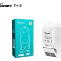 Sonoff - TH16 WiFi Smart Schakelaar met Temperatuur en Vochtigheid monitor - 15A - Werkt met Google Assistant, Nest & Alexa