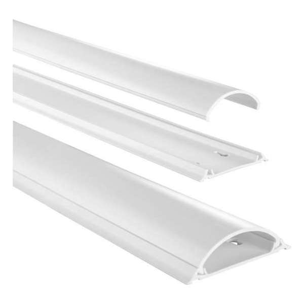 Hama Cable Duct, semicircular, 100/2.1 cm, white Hama Cable Duct, semicircular, 100/2.1 cm, white