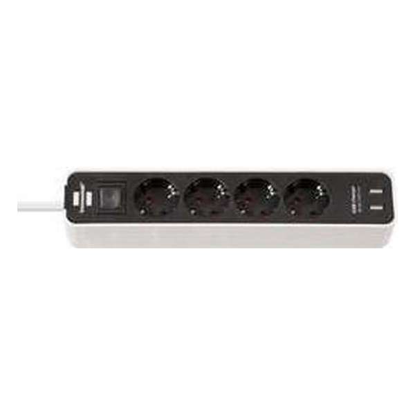 Brennenstuhl Ecolor power uitbreiding 1,5 m 4 AC-uitgang(en) Binnen Zwart, Wit Brennenstuhl Ecolor power uitbreiding 1,5 m 4 AC-uitgang(en) Binnen Zwart, Wit
