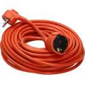 Verlengsnoer - 30 meter - H05VV-F - 3x1.5mm² - Outdoor - Voor tuin of buitengebruik - IP20 - Oranje