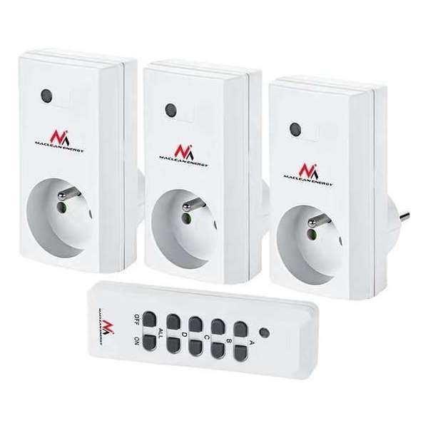 Set met stopcontacten - Op afstand bedienbaar - 3600W - 3 stuks Set met stopcontacten - Op afstand bedienbaar - 3600W - 3 stuks