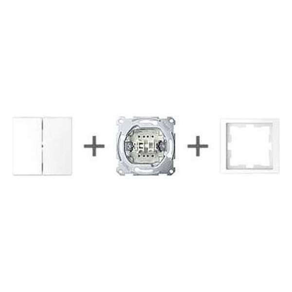 Serieschakelaar Compleet - Lotuswit - Merten D-Life - Schneider Electric - MTN3115-6535_TO
