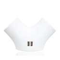 Sil Products SIL bureau stekkerdoos met 2 contacten en 2x USB / wit - 1,5 meter