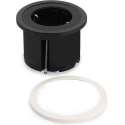 Bachmann Pix - Inbouwstopcontact - 1x 230V - 0,2 meter GST18-3 - zwart + witte oplegrand