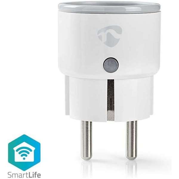 SmartLife Slimme Wi-Fi Stekker met Krachtmeter, 2500 Watt, Schuko / Type-F (CEE 7/7), -10 - 40 °C, Smartphone App, Wit SmartLife Slimme Wi-Fi Stekker met Krachtmeter, 2500 Watt, Schuko / Type-F (CEE 7/7), -10 - 40 °C, Smartphone App, Wit