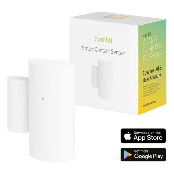 Hombli Smart Bluetooth Contact Sensor – Draadloze Deursensor en Raamsensor Hombli Smart Bluetooth Contact Sensor – Draadloze Deursensor en Raamsensor