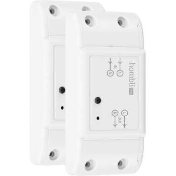 2x Hombli Smart Switch - Wifi Schakelaar  –  Bediening via Mobiele App – 2300W