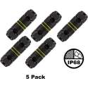 5 Pack - Waterdichte kabelverbinder, IP68,  Kabeldikte: 0,5-2,5 mm²