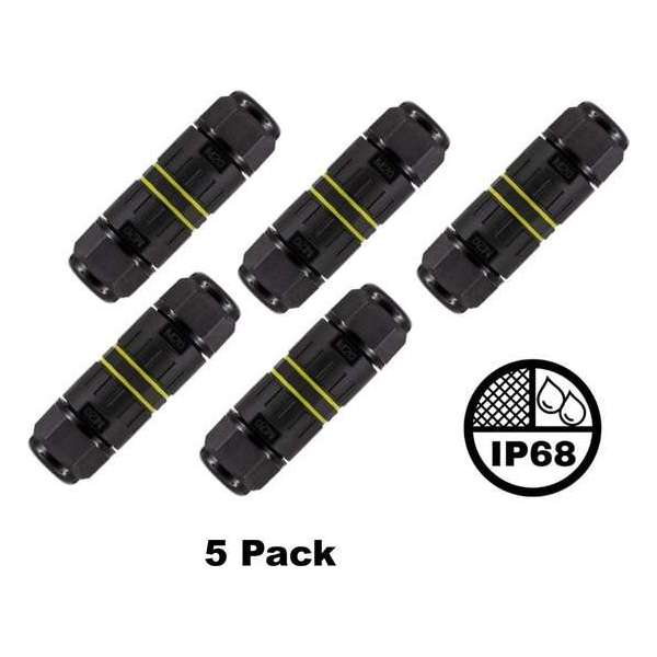 5 Pack - Waterdichte kabelverbinder, IP68, Kabeldikte: 0,5-2,5 mm² 5 Pack - Waterdichte kabelverbinder, IP68, Kabeldikte: 0,5-2,5 mm²
