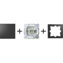 Wisselschakelaar Compleet - Antraciet - Merten D-Life - Schneider Electric - MTN3116-6534_TO