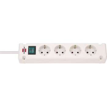 Brennenstuhl BN-1150650114 Bremounta Extension Socket 4-way WHITE 1.5m H05vv-f 3g1.5