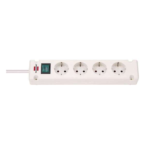 Brennenstuhl BN-1150650114 Bremounta Extension Socket 4-way WHITE 1.5m H05vv-f 3g1.5 Brennenstuhl BN-1150650114 Bremounta Extension Socket 4-way WHITE 1.5m H05vv-f 3g1.5