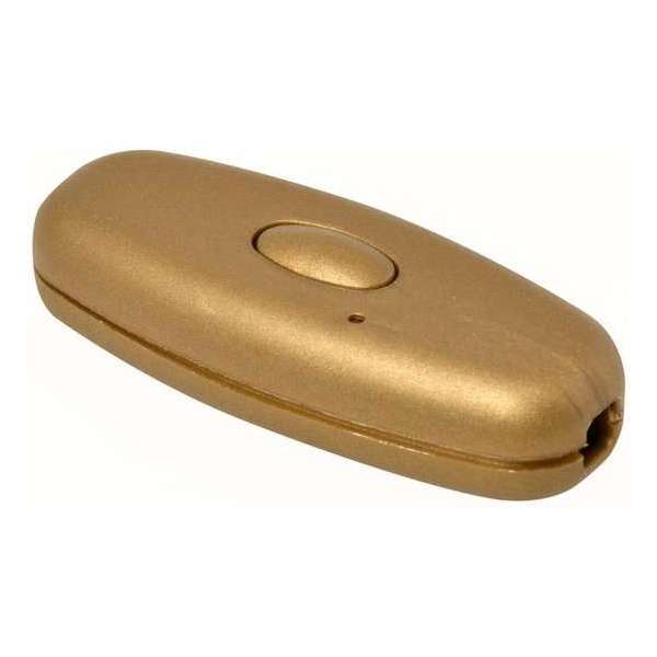 Snoerdimmers tbv LED 220V goud Snoerdimmers tbv LED 220V goud