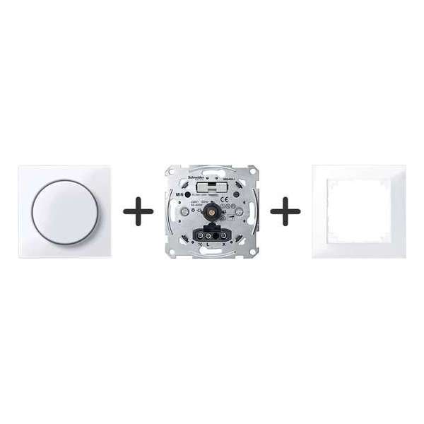 Draaidimmer Druk-Uit-Schakelaar Compleet - Actief Wit - M-Pure - Schneider Electric - MTN5131-3625_TO Draaidimmer Druk-Uit-Schakelaar Compleet - Actief Wit - M-Pure - Schneider Electric - MTN5131-3625_TO