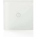 SmartLife Wandschakelaar | Wi-Fi | Enkel | Muurmontage | 86 mm | 86 mm | 1000 W | Android™ / IOS | Glas | Wit