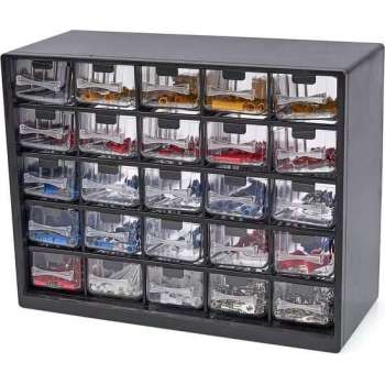 1012 Delig Kabelschoen Assortiment in 25 Laden Ladenkast