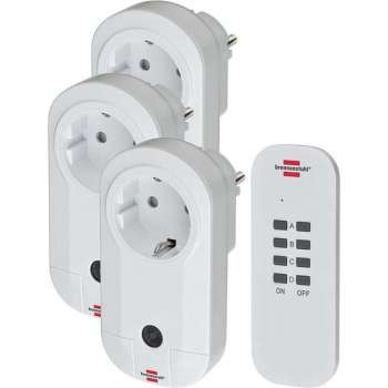 Brennenstuhl 1507040 Comfort-Line Radiografisch bediende schakelaarset - 1000W - 433,92MHz