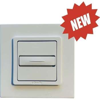 Somfy Inbouw drukknop Inis Uno met automatisch nulpunt