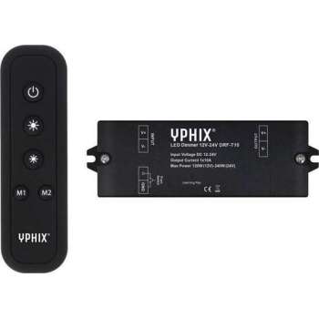 LED dimmer DRF-T10 12-24V 10A incl. RF afstandsbediening