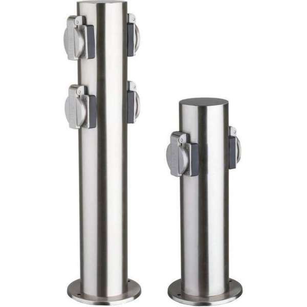 Heitronic 35104 Buitenstopcontact RVS Kinderbeveiliging Heitronic 35104 Buitenstopcontact RVS Kinderbeveiliging