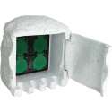 vidaXL - Stopcontact Buitenstopcontact 4 stekkers 40589