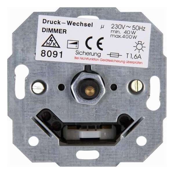 Kopp universele druk/draaidimmer 40-400w wissel inbouw R Kopp universele druk/draaidimmer 40-400w wissel inbouw R