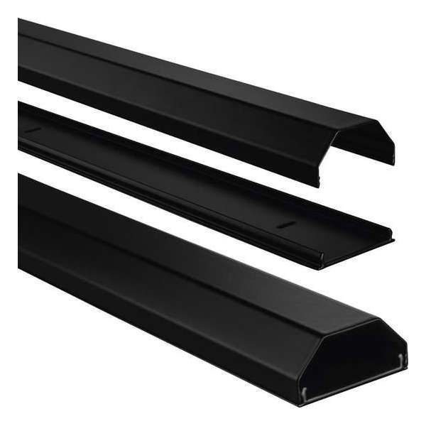 Hama Aluminium Cable Duct, black Hama Aluminium Cable Duct, black